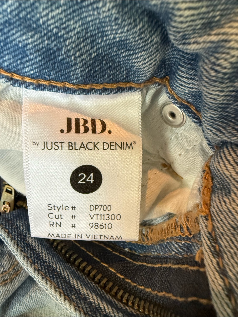 JBD Light Blue Straight Jeans - Classic Everyday Fit - Picture 3 of 4